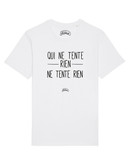 Tshirt QUI NE TENTE RIEN NE TENTE RIEN HOMME