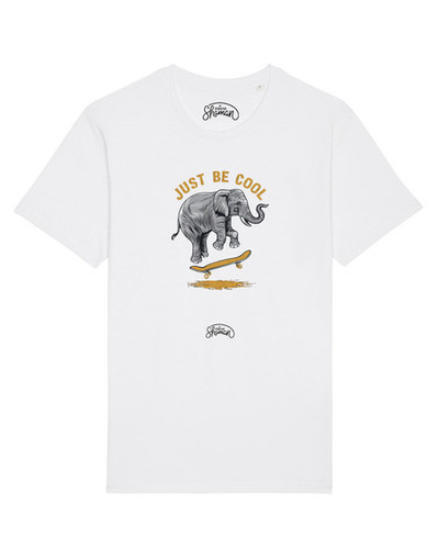 Tshirt JUST BE COOL ELEPHANT HOMME