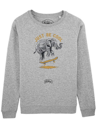Sweat JUST BE COOL ELEPHANT HOMME
