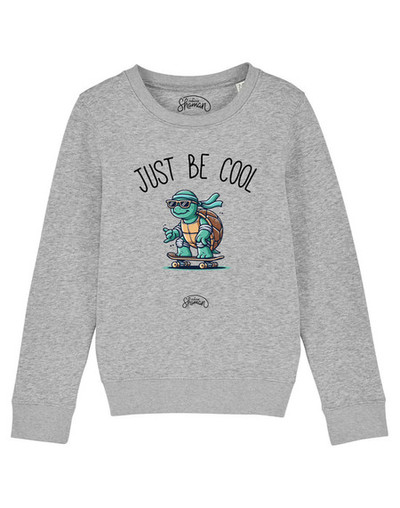 Sweat JUST BE COOL TORTUE ENFANT