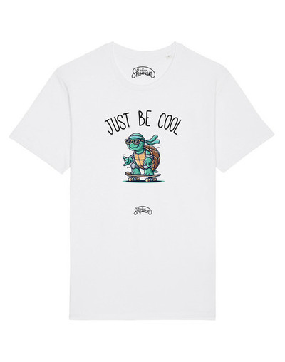 Tshirt JUST BE COOL TORTUE HOMME